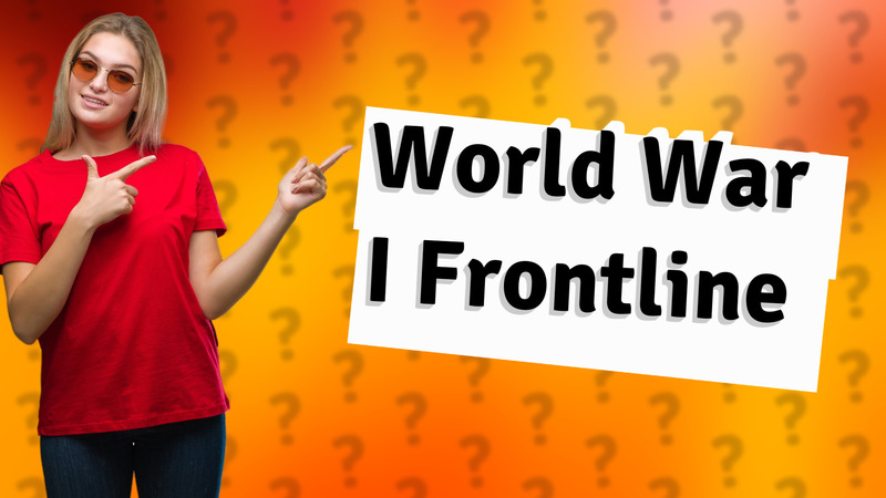 World War I Frontline