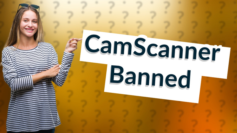 CamScanner Banned
