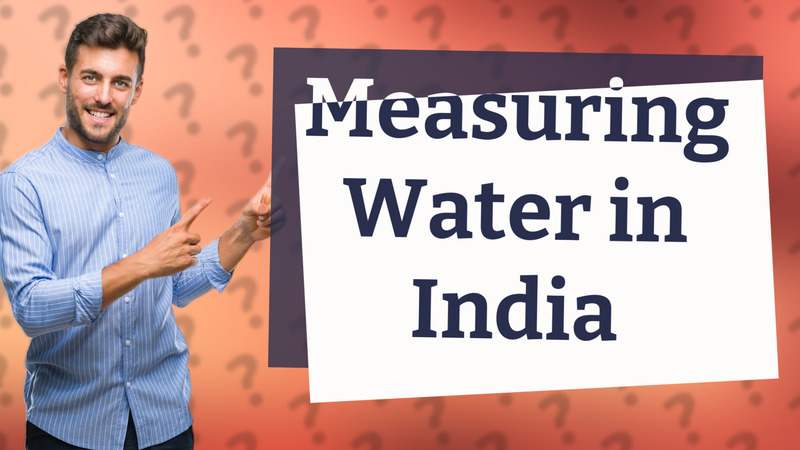 Measuring Water in India