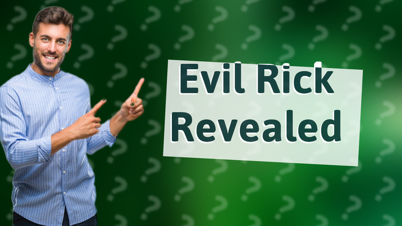 Evil Rick Revealed