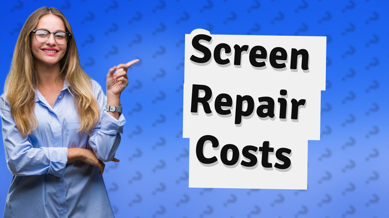 Screen Repair Costs