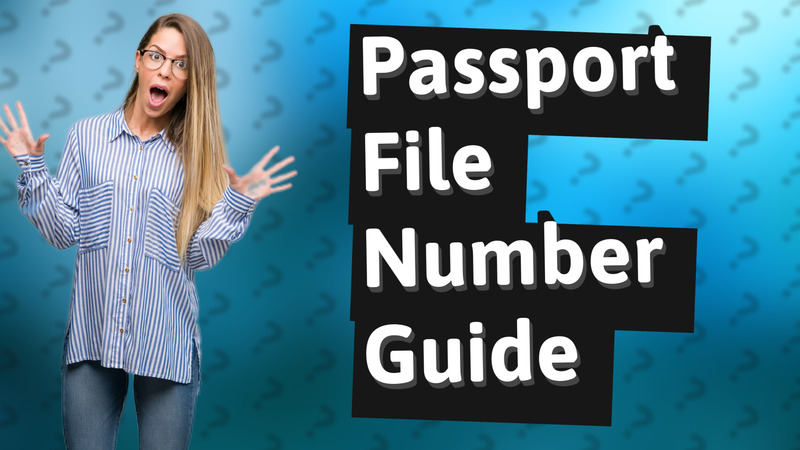 Passport File Number Guide