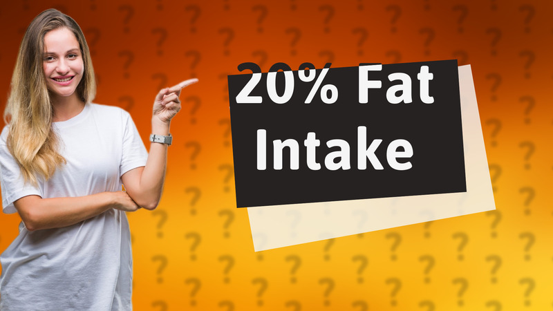 20% Fat Intake