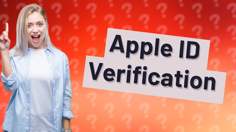 Apple ID Verification