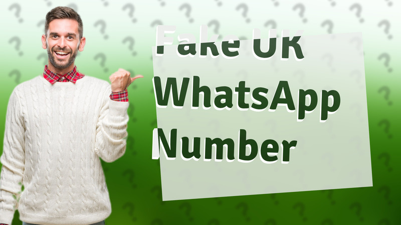 Fake UK WhatsApp Number