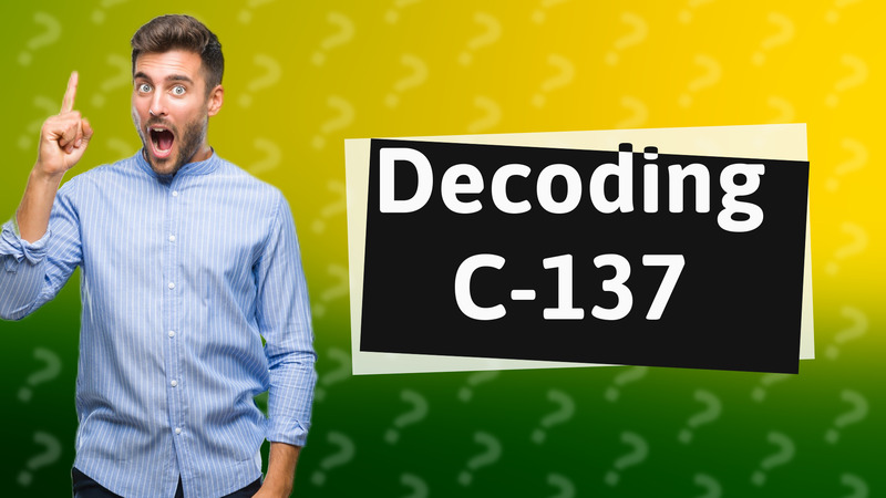 Decoding C-137