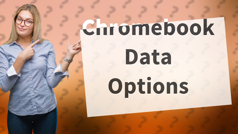 Chromebook Data Options