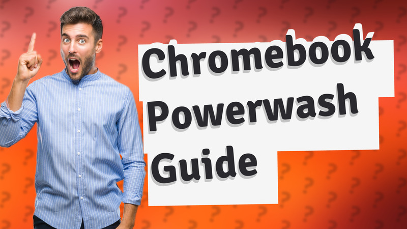 Chromebook Powerwash Guide