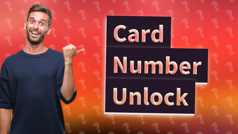 Card Number Unlock