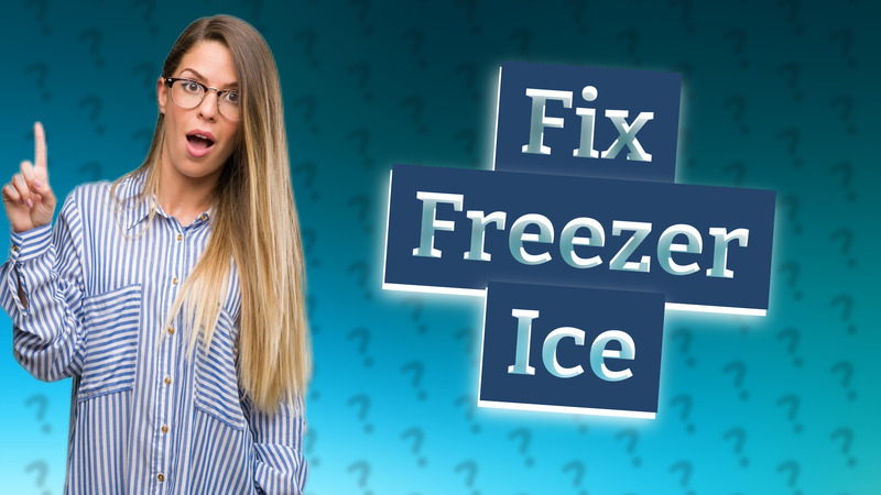 Fix Freezer Ice