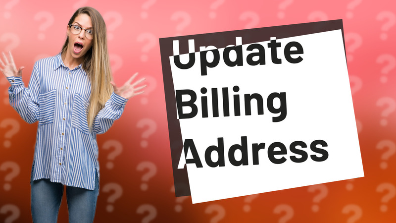 Update Billing Address
