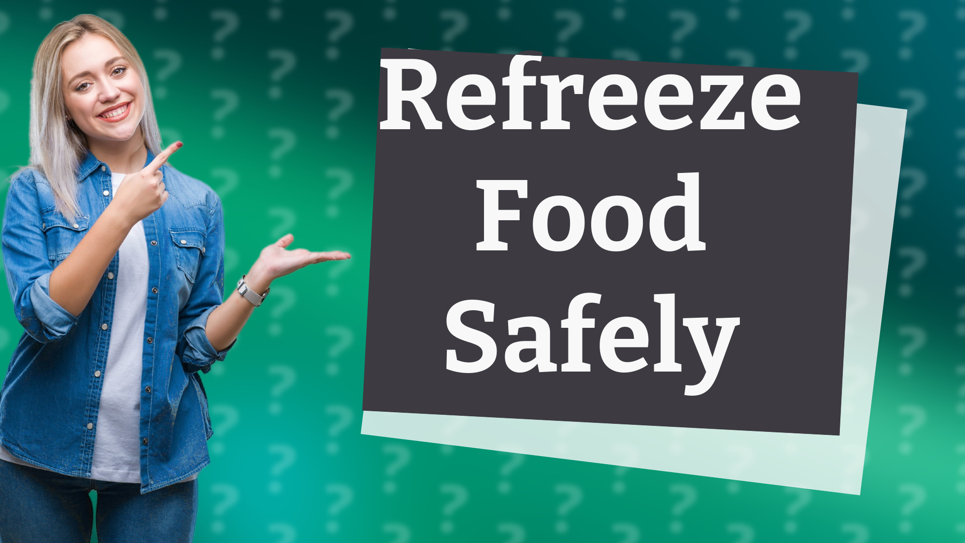 Refreeze Food Safely