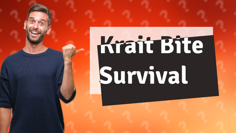 Krait Bite Survival