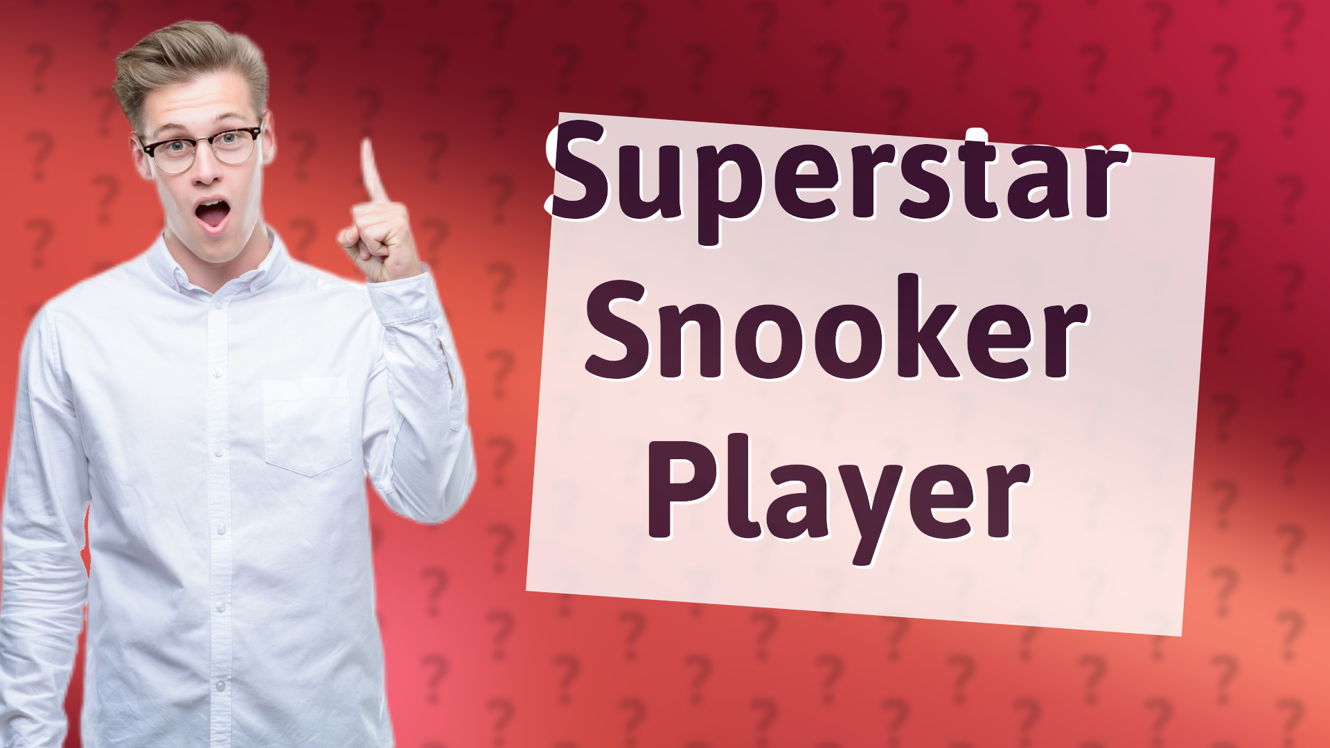 Superstar Snooker Player