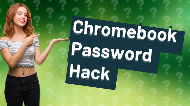 Chromebook Password Hack