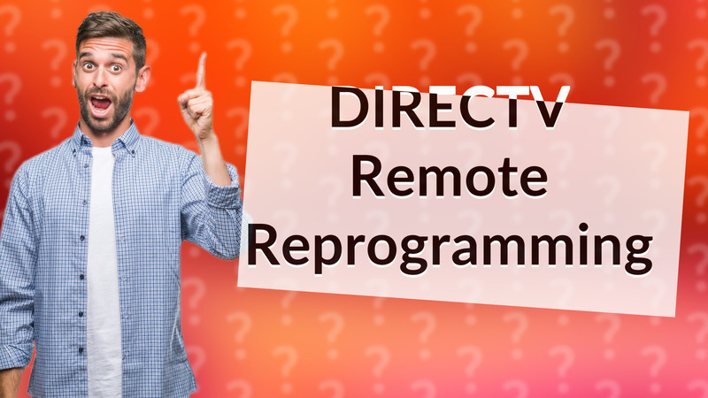 DIRECTV Remote Reprogramming