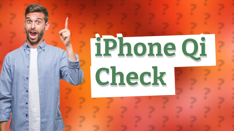 iPhone Qi Check
