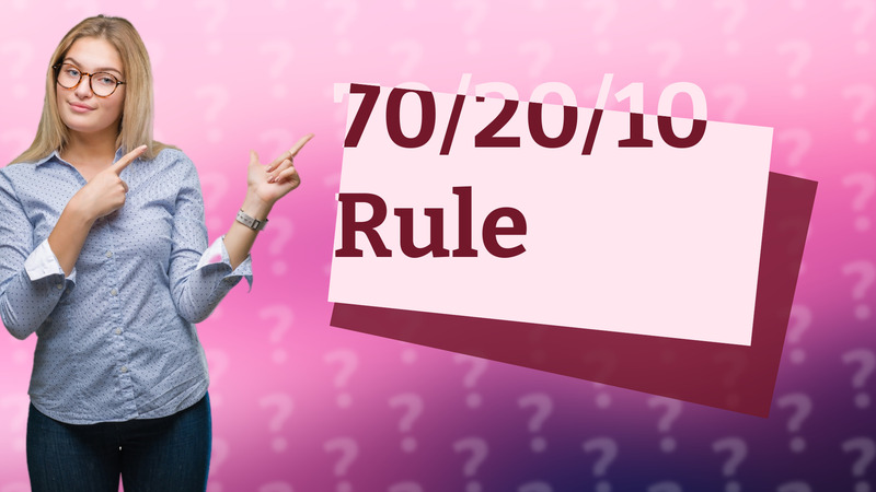 70/20/10 Rule