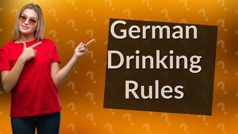 German Drinking Rules