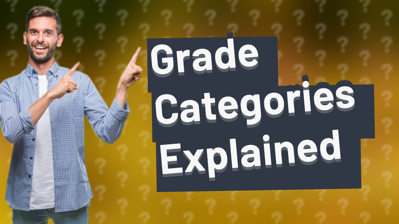 Grade Categories Explained