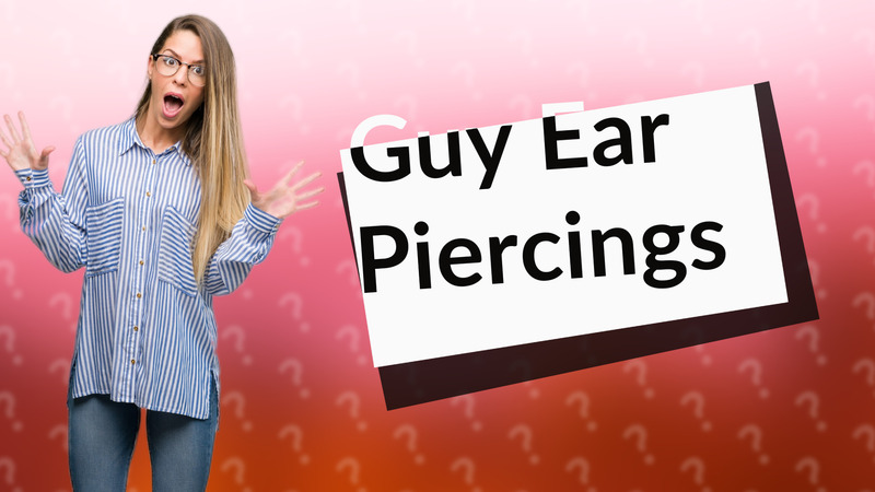 Guy Ear Piercings