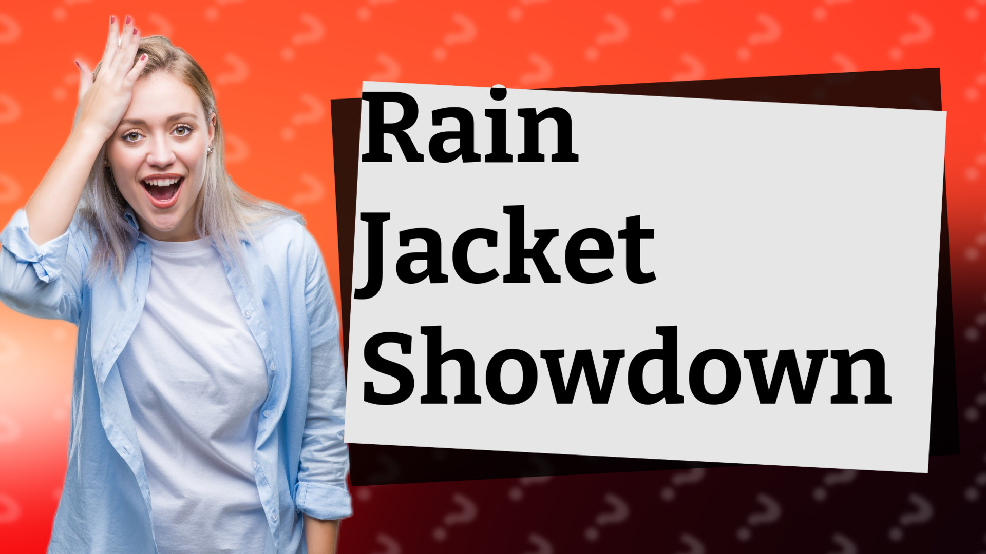 Rain Jacket Showdown