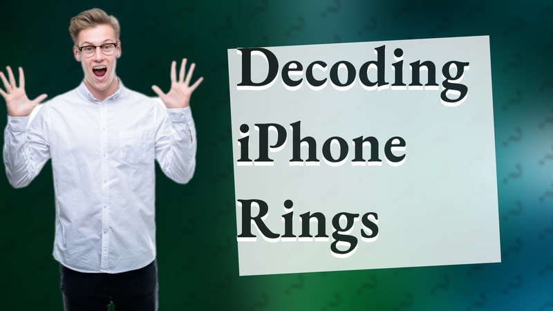 Decoding iPhone Rings