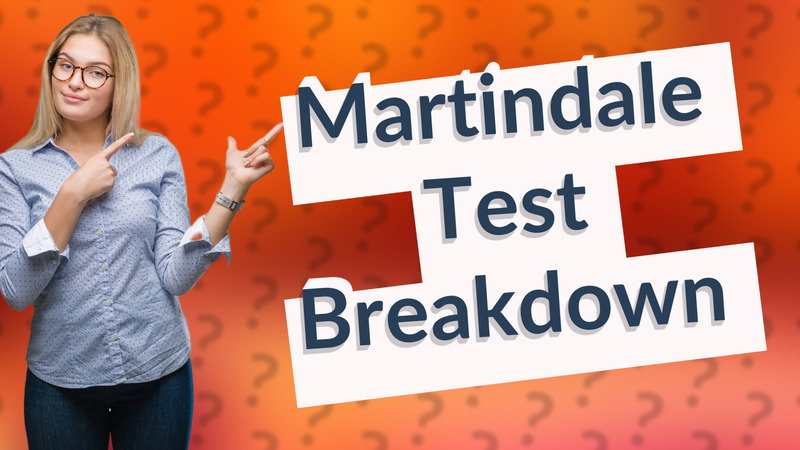 Martindale Test Breakdown
