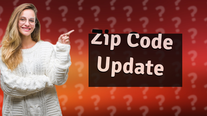 Zip Code Update