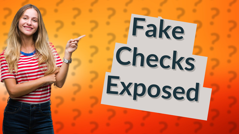 Fake Checks Exposed