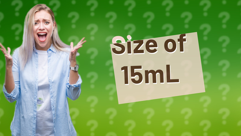 Size of 15mL