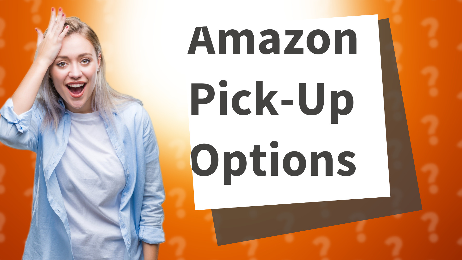 Amazon Pick-Up Options