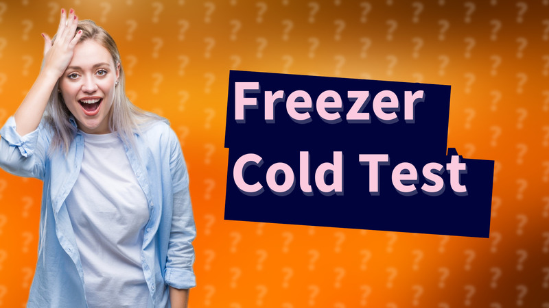 Freezer Cold Test