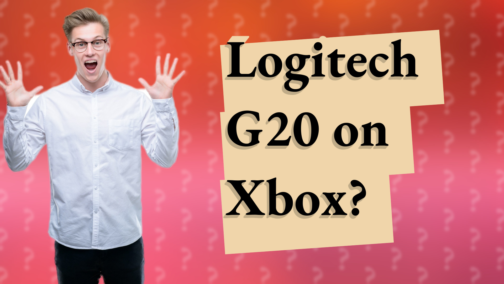 Logitech G20 on Xbox?
