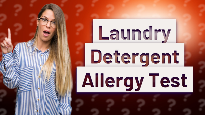 Laundry Detergent Allergy Test