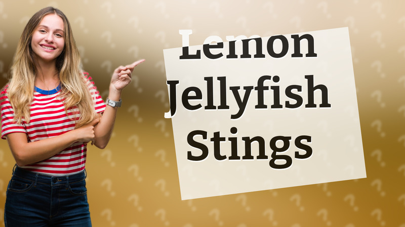 Lemon Jellyfish Stings