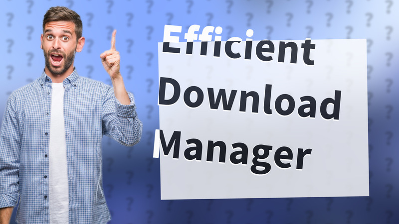 Efficient Download Manager