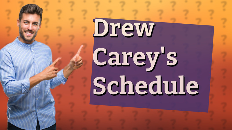 Drew Carey's Schedule