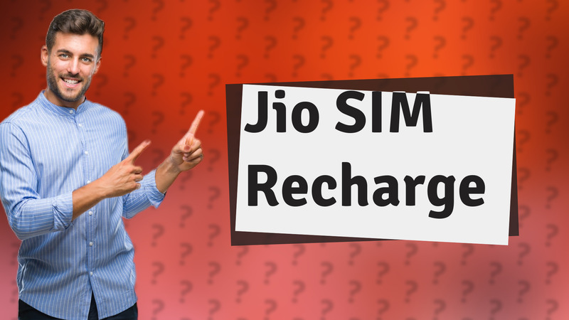 Jio SIM Recharge