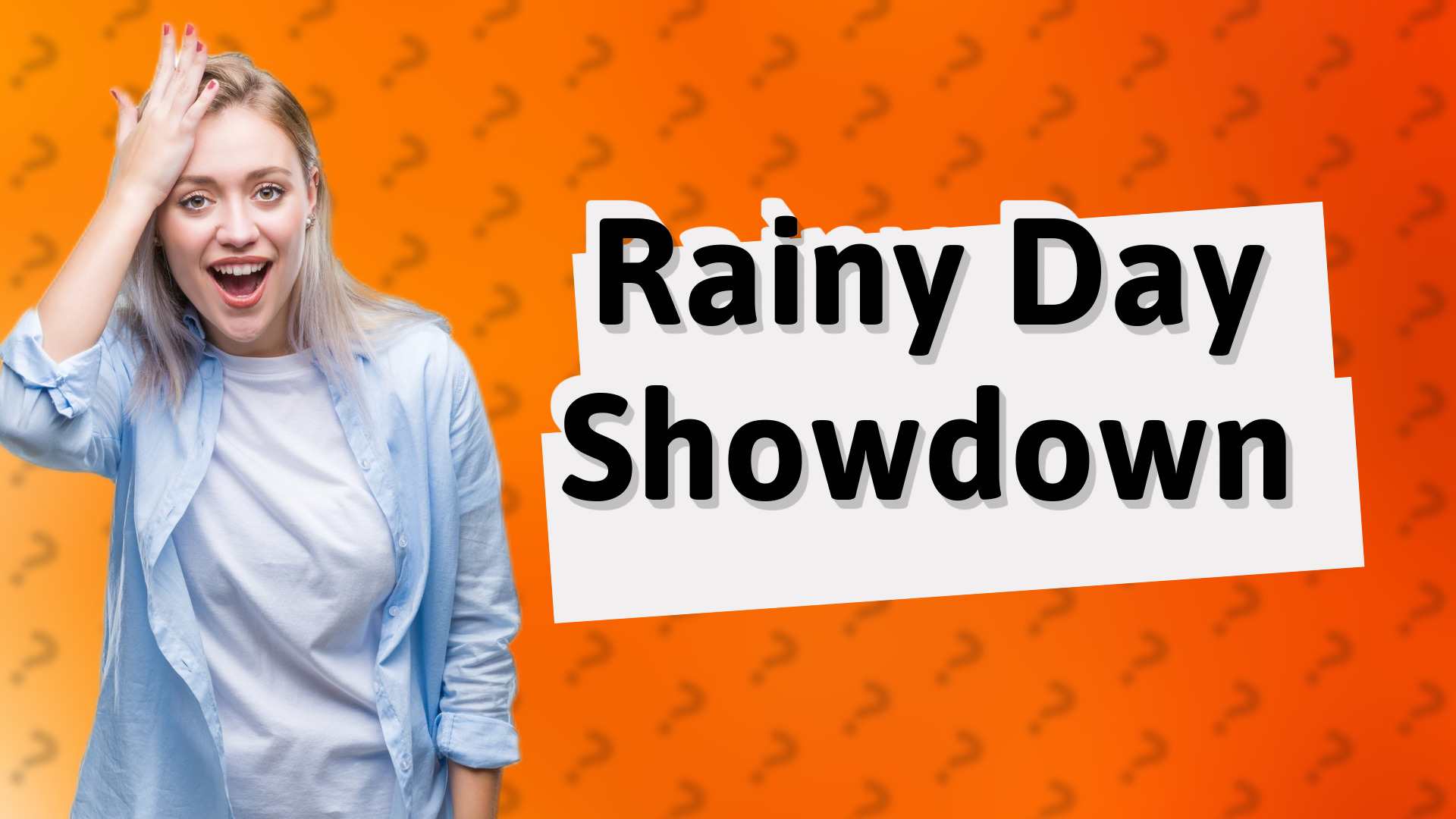 Rainy Day Showdown