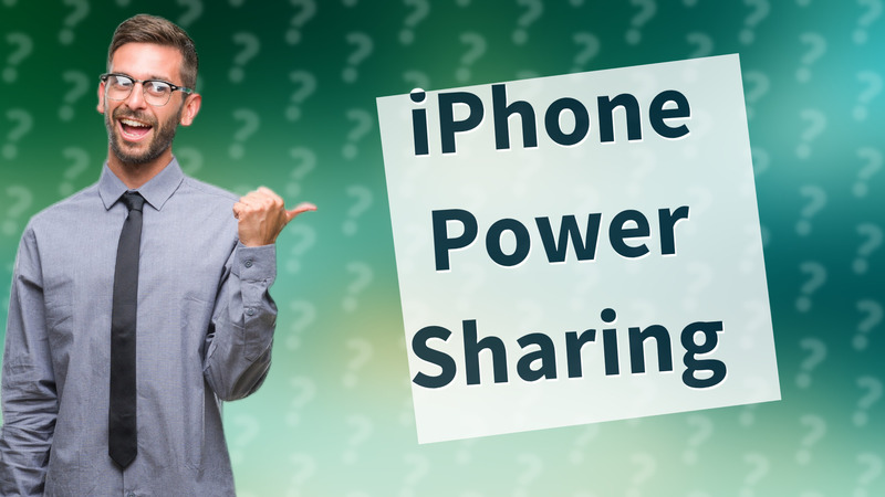iPhone Power Sharing