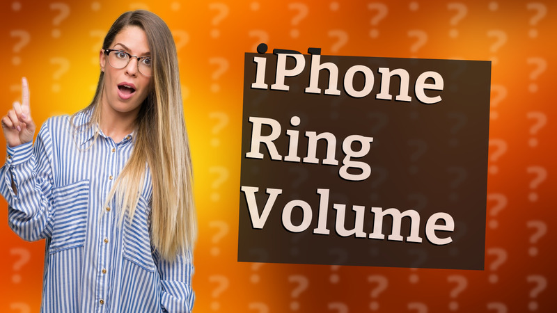 iPhone Ring Volume