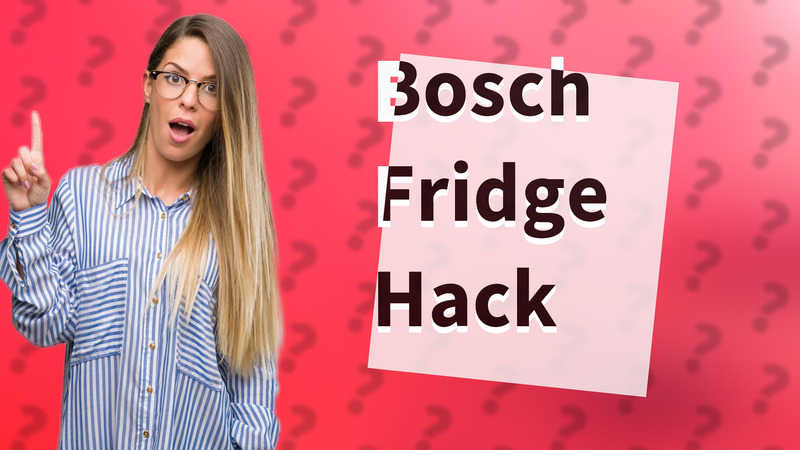 Bosch Fridge Hack