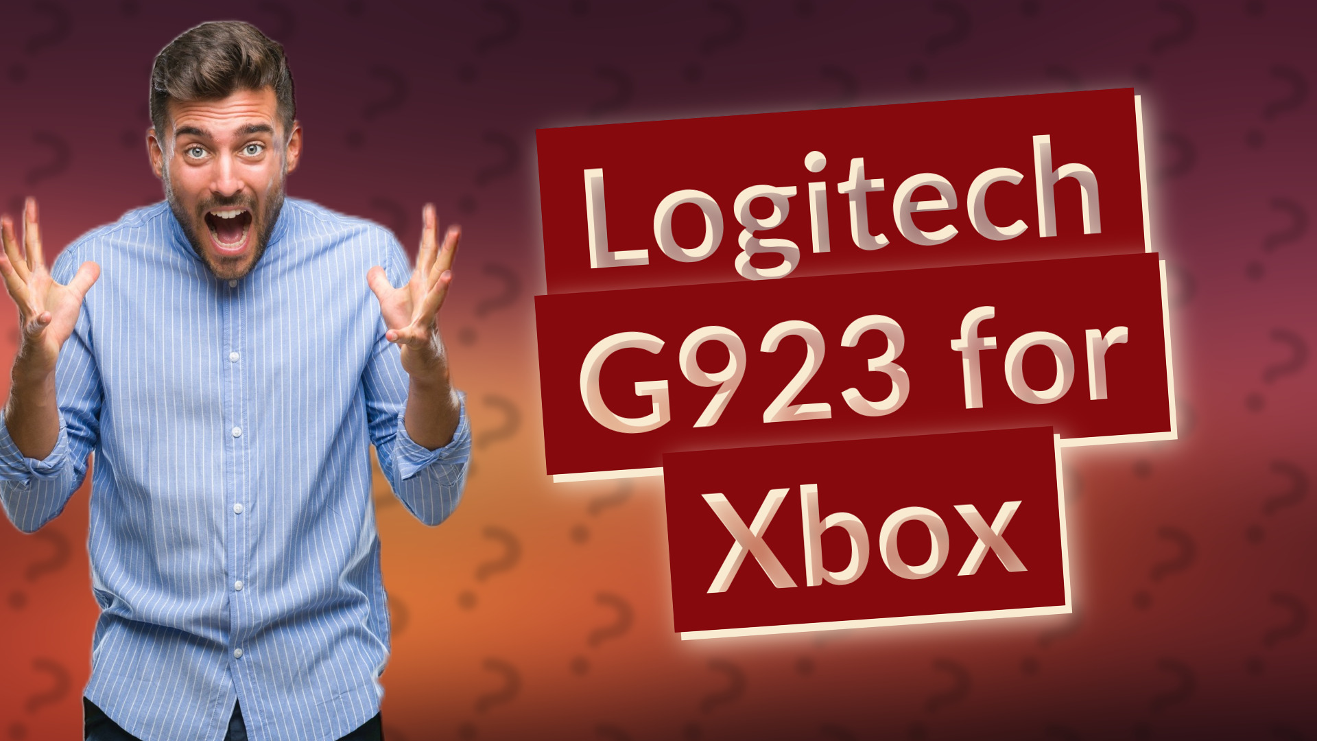 Logitech G923 for Xbox
