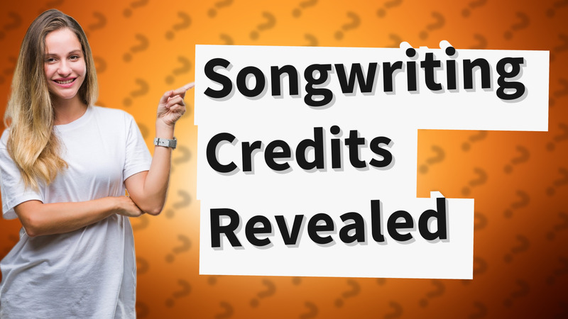 Songwriting Credits Revealed