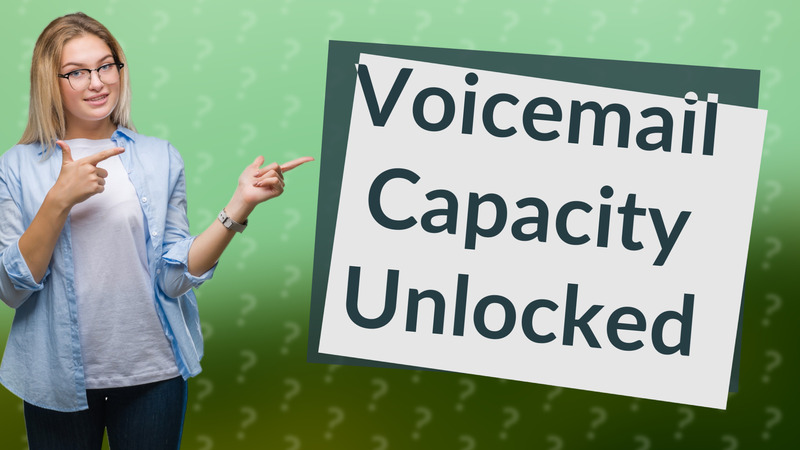 Voicemail Capacity Unlocked