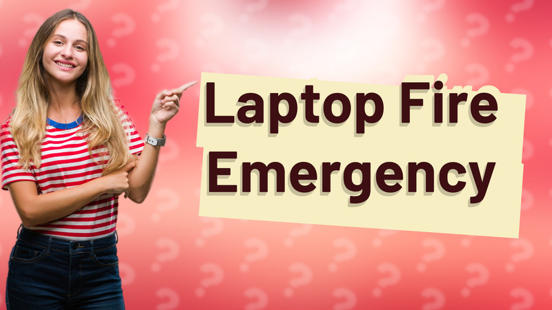 Laptop Fire Emergency