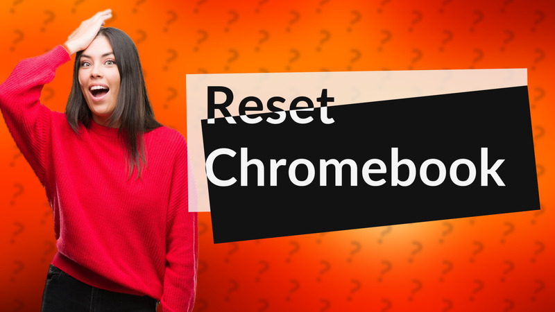 Reset Chromebook