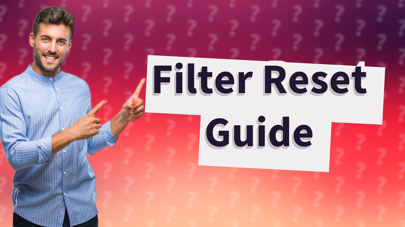 Filter Reset Guide