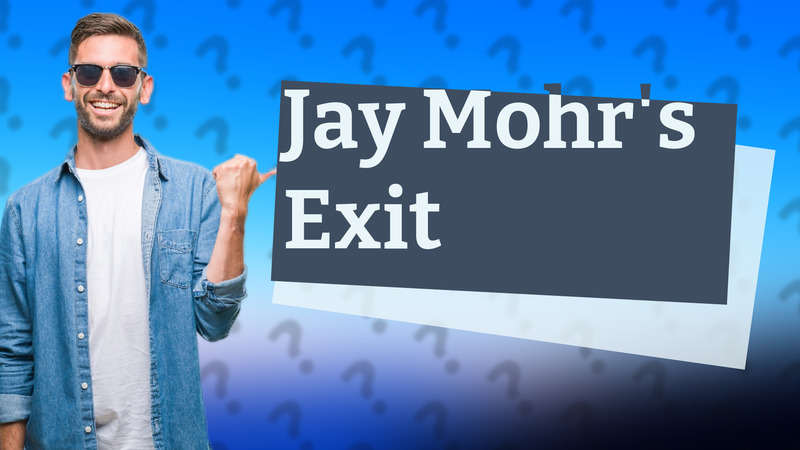 Jay Mohr's Exit
